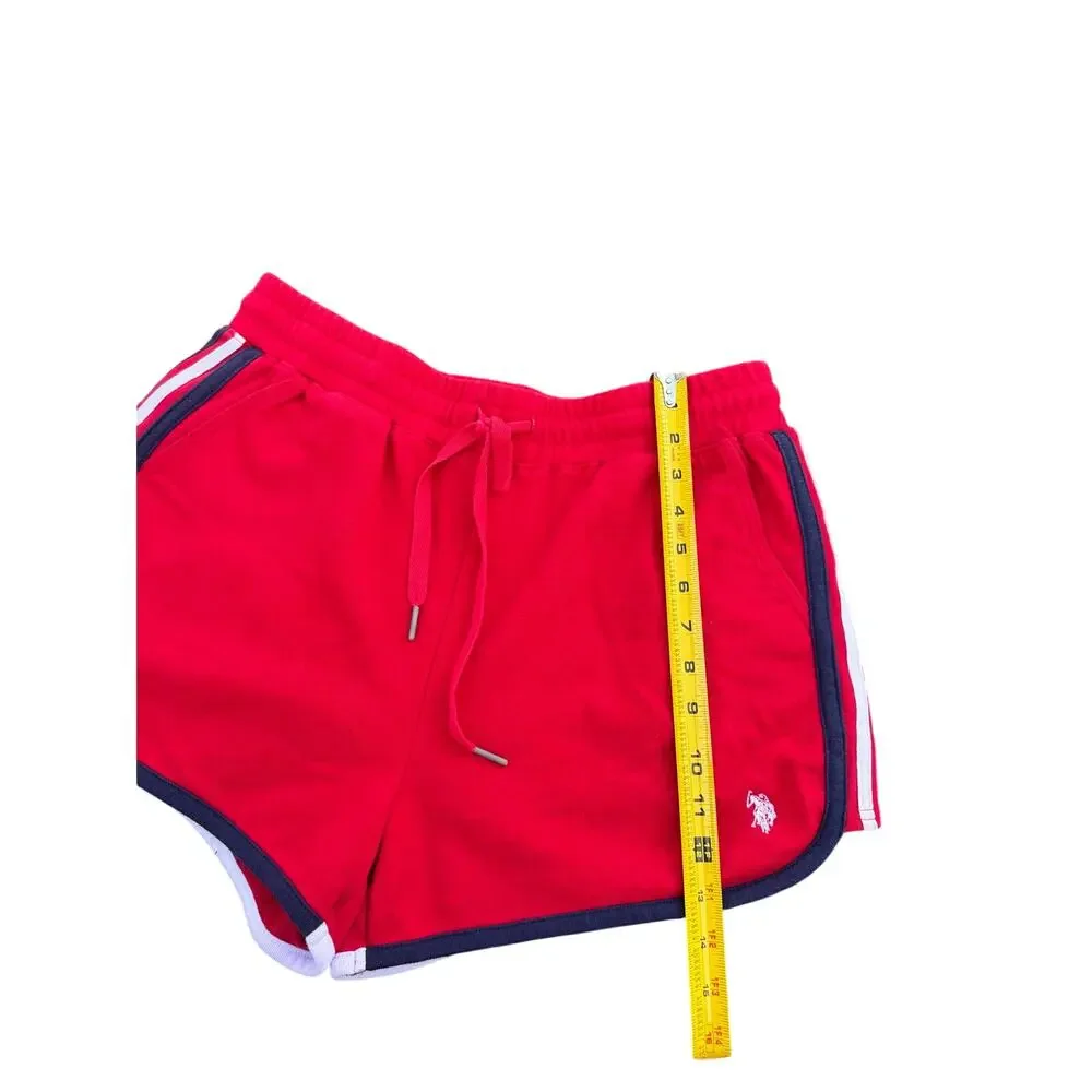 U.S. Polo Assn Red Athletic Lounge Shorts Women’s Large